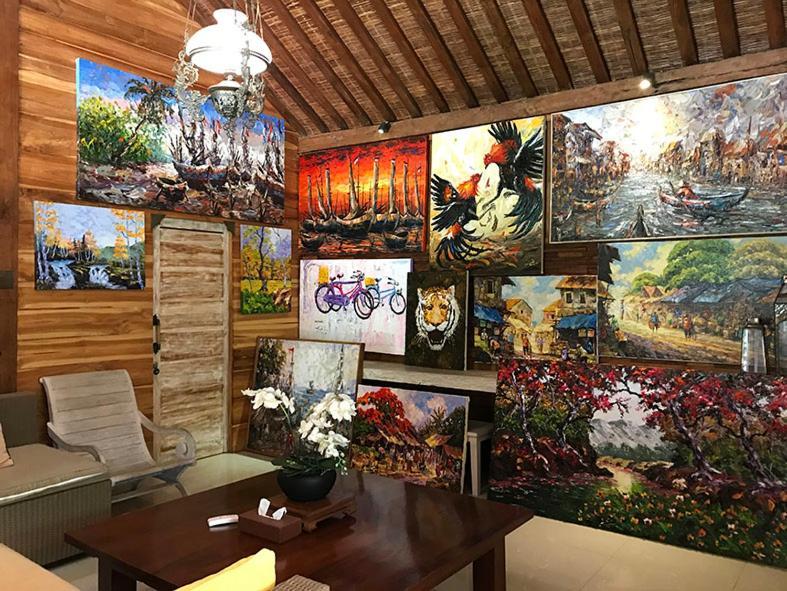 Joglo Villa Bali Penatih المظهر الخارجي الصورة
